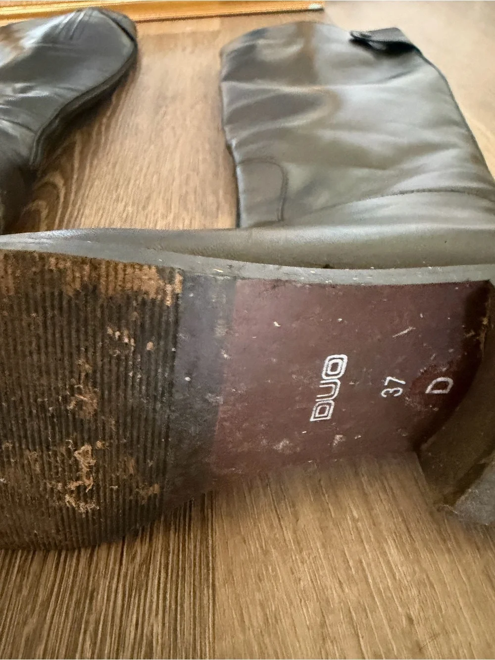 DUO Slim calf leather boots